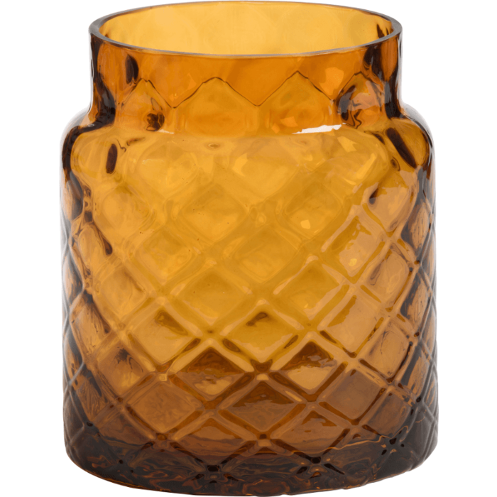 Yankee Candle Cigar Lounge Jar Holder - Amber-1
